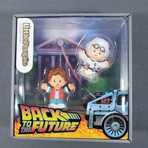 Little People Collector Back to the Future Marty McFly Doc Brown 2 Pack Set NEW